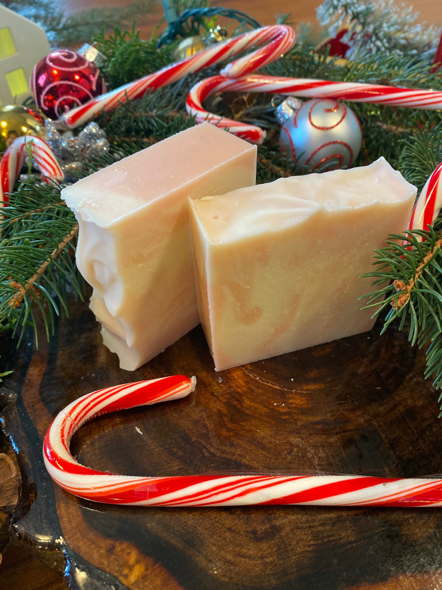 Candy Cane Soap