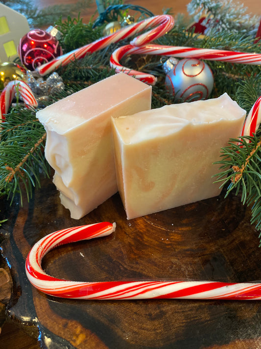 Candy Cane Soap