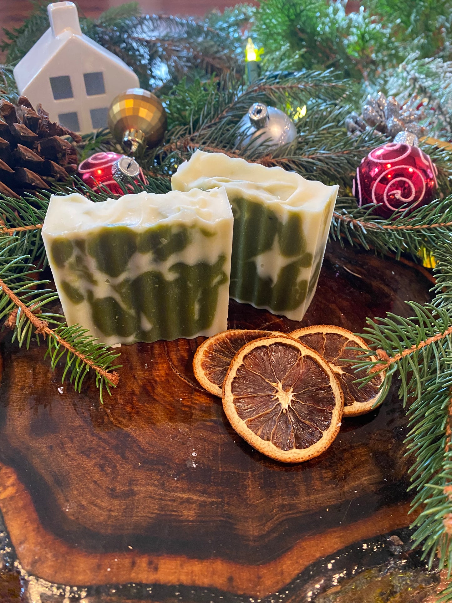 Holiday Spiced Pine Soap