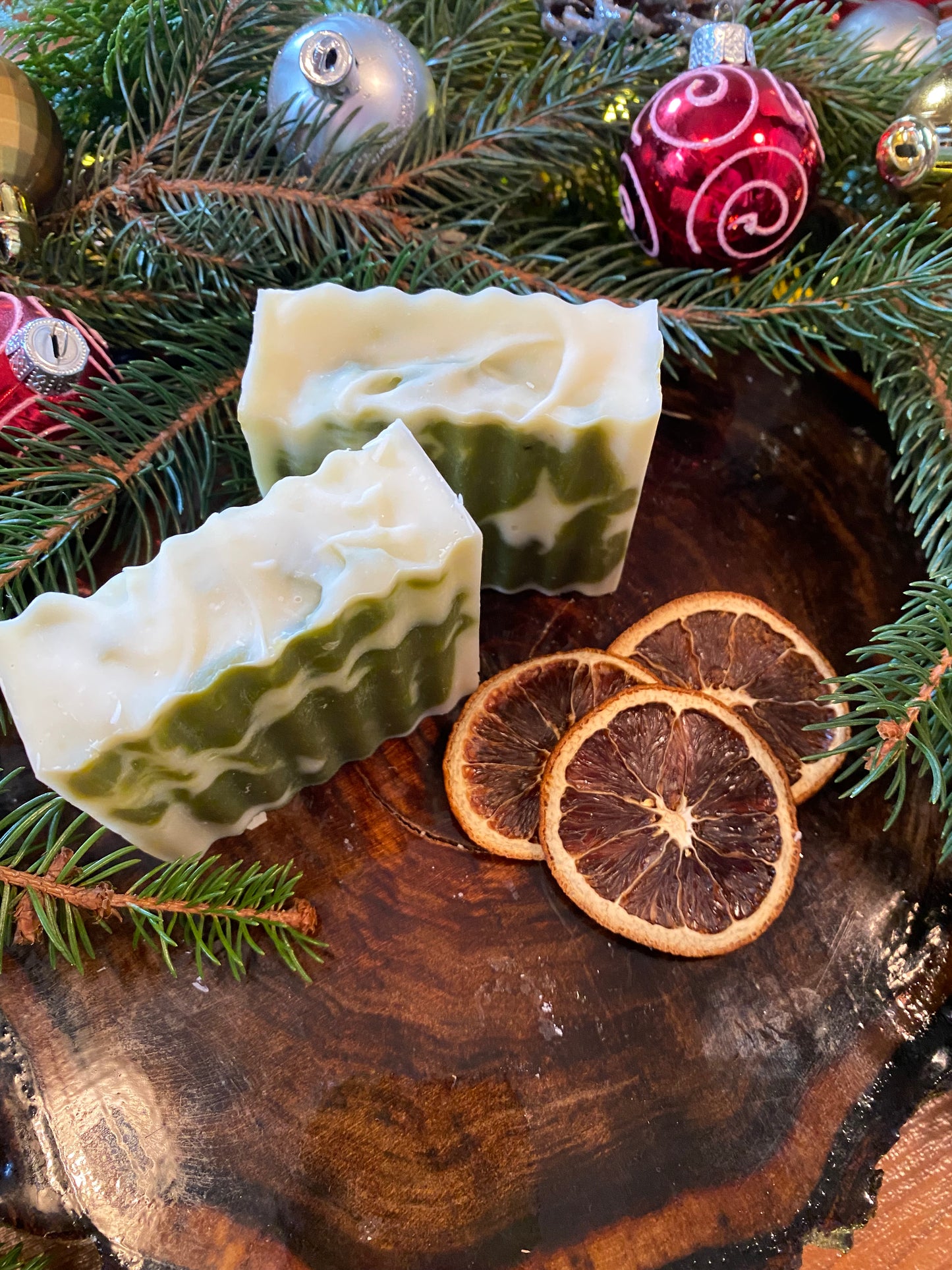 Holiday Spiced Pine Soap